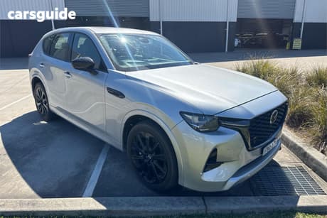 Silver 2023 Mazda CX-60 Wagon G40E Gt Hybrid