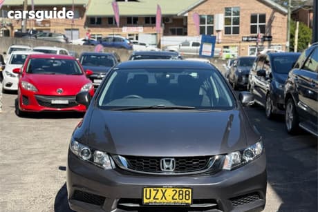 Grey 2015 Honda Civic Sedan Vti