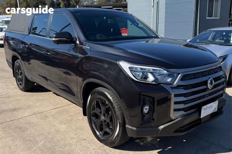Black 2022 Ssangyong Musso XLV Crew Cab Pickup Ultimate