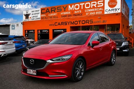 Red 2019 Mazda 6 Sedan Touring
