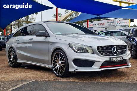 Silver 2016 Mercedes-Benz CLA250 Wagon Sport 4Matic S/Brake