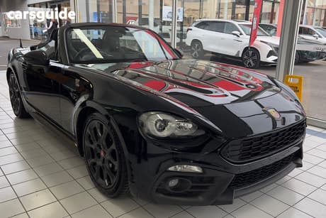Black 2016 Abarth 124 Roadster Spider