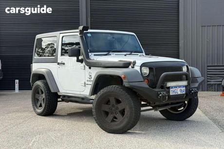 White 2013 Jeep Wrangler Softtop Sport (4X4)