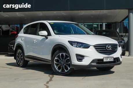White 2015 Mazda CX-5 Wagon Grand Tourer (4X4)
