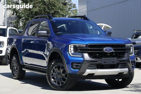 Blue 2025 Ford Ranger Double Cab Pick Up Wildtrak 3.0 (4X4)