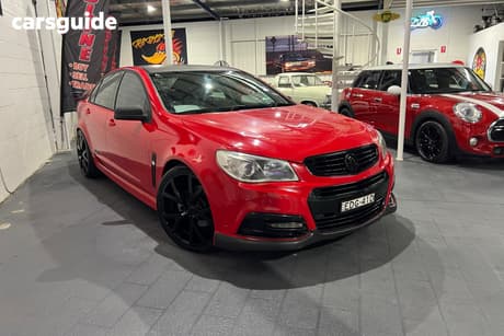 Red 2013 Holden Commodore Sedan Ss
