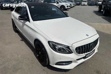 White 2015 Mercedes-Benz C250 Sedan Bluetec