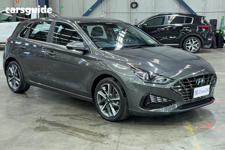 Grey 2023 Hyundai I30 Hatchback Elite