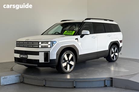 White 2024 Hyundai Santa FE Wagon Hev (2Wd)