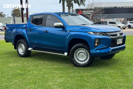Blue 2022 Mitsubishi Triton Double Cab Pick Up Glx+ (4X4)