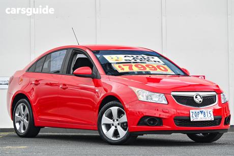 Red 2013 Holden Cruze Sedan Equipe