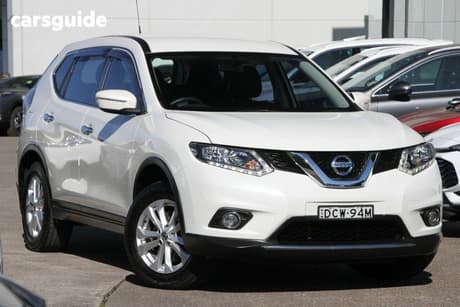 White 2015 Nissan X-Trail Wagon St 7 Seat (Fwd)