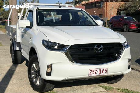 White 2021 Mazda BT-50 Cab Chassis Xt (4X4)