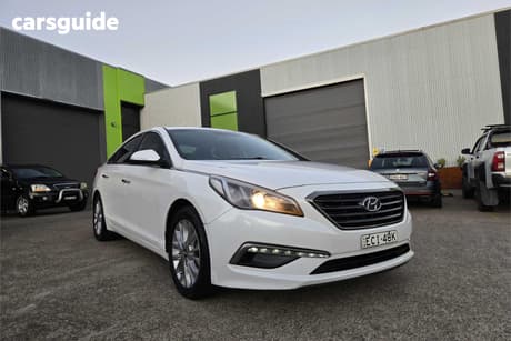 White 2015 Hyundai Sonata Sedan Elite