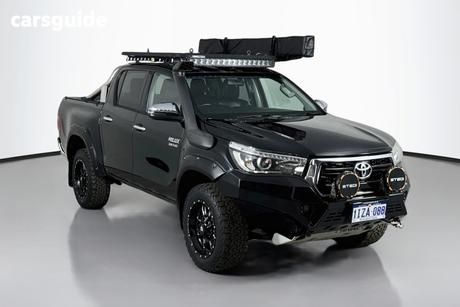 Black 2018 Toyota Hilux Dual Cab Utility Sr5 (4X4)