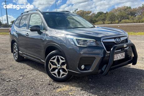 Grey 2021 Subaru Forester Wagon 2.5I-L (Awd)