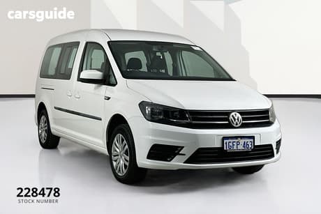 White 2017 Volkswagen Caddy Wagon Maxi Trendline Tsi220