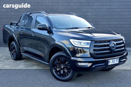 Black 2023 GWM UTE Dual Cab Utility Cannon Vanta (4X4)
