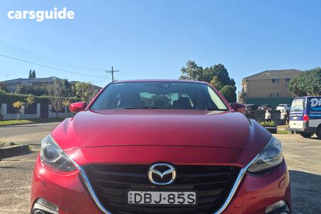 Red 2015 Mazda 3 Sedan Sp25 Gt
