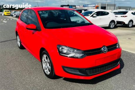 Red 2010 Volkswagen Polo Hatchback 77 Tsi Comfortline