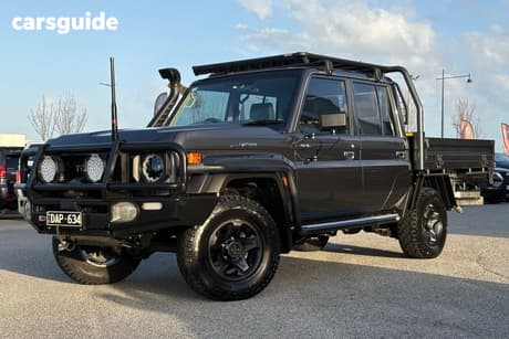 Grey 2024 Toyota Landcruiser Double Cab Chassis Lc79 Gxl