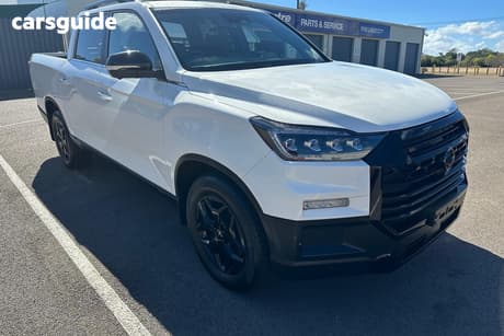 White 2026 KGM Musso Xlv Crew Cab Pickup Ultimate