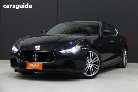 Black 2016 Maserati Ghibli Sedan