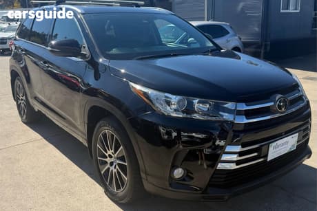 Black 2018 Toyota Kluger Wagon Grande (4X4)