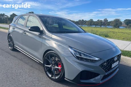 Grey 2021 Hyundai I30 Hatchback N