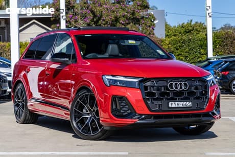 Red 2026 Audi Q7 SUV TDI 210KW S LINE 4WD