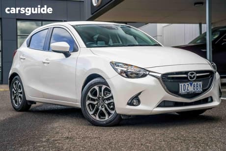 White 2015 Mazda 2 Hatchback Genki