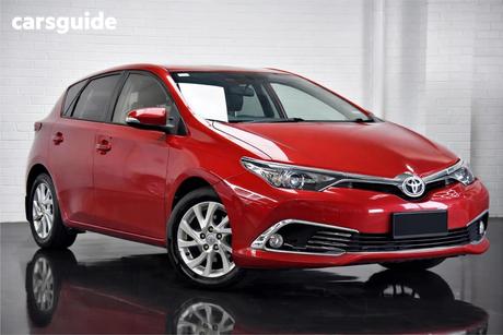 Red 2016 Toyota Corolla Hatchback Ascent Sport