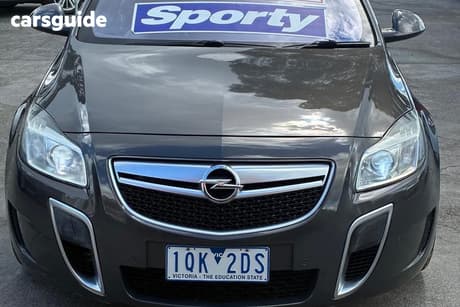 Grey 2013 Opel Insignia Hatchback Opc