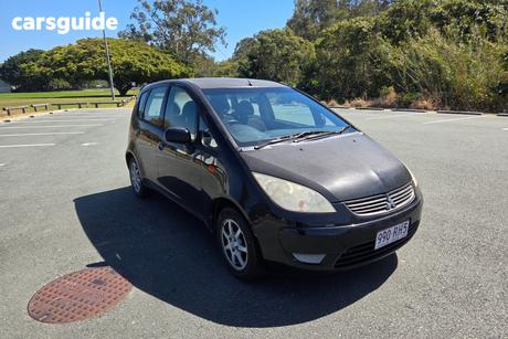 Black 2008 Mitsubishi Colt Hatchback Es