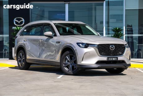 Grey 2026 Mazda CX-80 Wagon G40E Pure