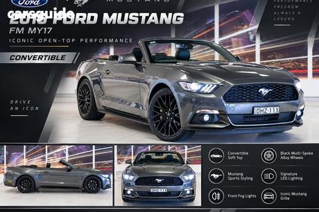 Grey 2016 Ford Mustang Convertible 2.3 Gtdi