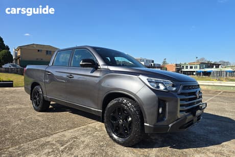 Grey 2021 Ssangyong Musso XLV Crew Cab Pickup Ultimate
