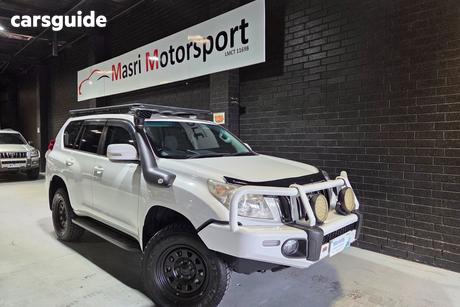 White 2010 Toyota Landcruiser Prado Wagon Gxl (4X4)