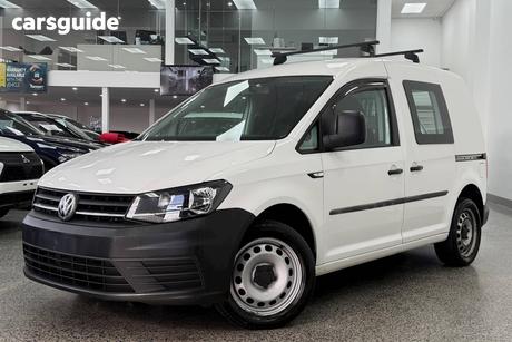 White 2020 Volkswagen Caddy Van Tsi220