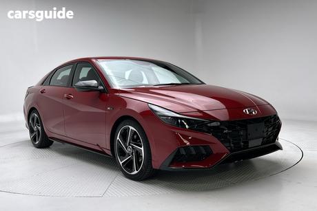 Red 2021 Hyundai I30 Sedan N Line