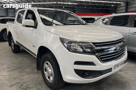 White 2018 Holden Colorado Crew Cab Pickup Ls (4X2)