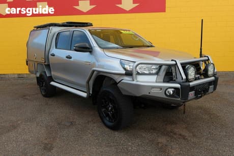 Silver 2022 Toyota Hilux Ute Tray