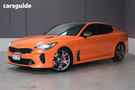 Orange 2019 Kia Stinger Sedan Gt (Red Leather)