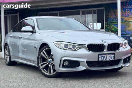 Silver 2014 BMW 420I Coupe Gran Coupe Sport Line