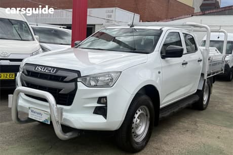 White 2021 Isuzu D-MAX Crew Cab Chassis Sx (4X2) High-Ride