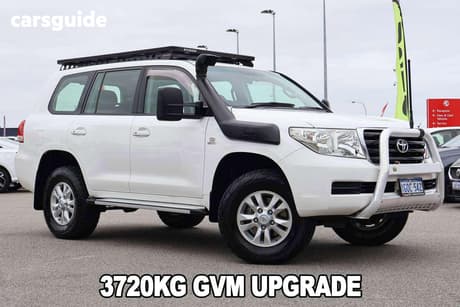 White 2009 Toyota Landcruiser Wagon Gxl (4X4)