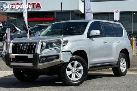 Silver 2021 Toyota Landcruiser Prado Wagon Gxl