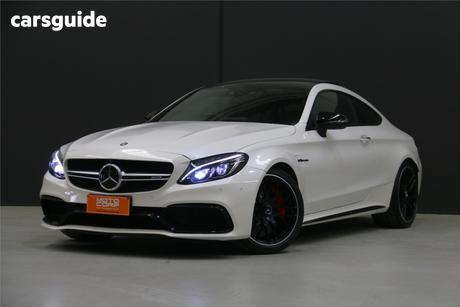 White 2016 Mercedes-Benz C63 Coupe S