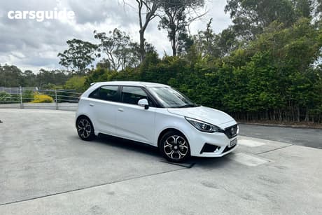 White 2024 MG MG3 Hatchback Excite (With Navigation)