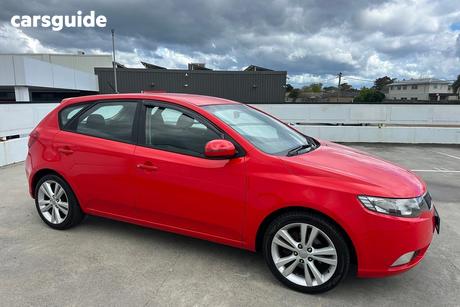 Red 2012 Kia Cerato Hatchback S